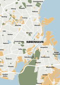 plakat: byplakat københavn - kort - charismatic-Byer-A1two3