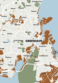 plakat: byplakat københavn - kort - cognac-Byer-A1two3