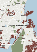 plakat: byplakat københavn - kort - red pepper-Byer-A1two3