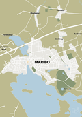 plakat: byplakat maribo - kort - back to nature