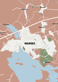 plakat: byplakat maribo - kort - powder