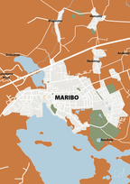 plakat: byplakat maribo - kort - rumba orange-Byer-A1two3