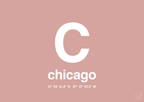 plakat: byplakat chicago med koordinater - bubble shell-Byer-A1two3