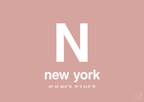 plakat: byplakat new york med koordinater - bubble shell-Byer-A1two3