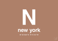 plakat: byplakat new york med koordinater - cider spice-Byer-A1two3