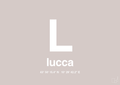 plakat: byplakat lucca med koordinater - broken beige-Byer-A1two3