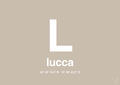 plakat: byplakat lucca med koordinater - creamy mushroom-Byer-A1two3