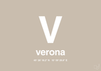 plakat: byplakat verona med koordinater - creamy mushroom-Byer-A1two3