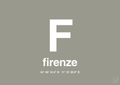 plakat: byplakat firenze med koordinater - battleship gray-Byer-A1two3