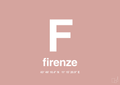 plakat: byplakat firenze med koordinater - bubble shell-Byer-A1two3