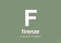 plakat: byplakat firenze med koordinater - jade-Byer-A1two3