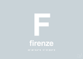 plakat: byplakat firenze med koordinater - light drizzle-Byer-A1two3