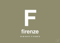 plakat: byplakat firenze med koordinater - misty forrest-Byer-A1two3