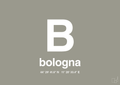 plakat: byplakat bologna med koordinater - battleship gray-Byer-A1two3