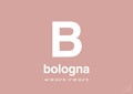 plakat: byplakat bologna med koordinater - bubble shell-Byer-A1two3