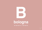 plakat: byplakat bologna med koordinater - bubble shell-Byer-A1two3