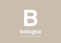 plakat: byplakat bologna med koordinater - creamy mushroom-Byer-A1two3