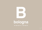 plakat: byplakat bologna med koordinater - creamy mushroom-Byer-A1two3