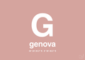 plakat: byplakat genova med koordinater - bubble shell-Byer-A1two3