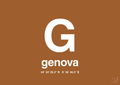 plakat: byplakat genova med koordinater - cognac-Byer-A1two3