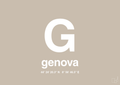 plakat: byplakat genova med koordinater - creamy mushroom-Byer-A1two3