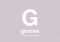 plakat: byplakat genova med koordinater - dusty lilac-Byer-A1two3