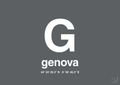 plakat: byplakat genova med koordinater - graphic charcoal-Byer-A1two3