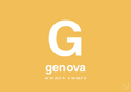 plakat: byplakat genova med koordinater - honeycomb-Byer-A1two3