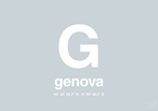 plakat: byplakat genova med koordinater - light drizzle-Byer-A1two3