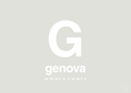 plakat: byplakat genova med koordinater - painters white-Byer-A1two3
