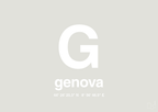 plakat: byplakat genova med koordinater - painters white-Byer-A1two3