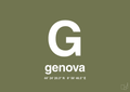 plakat: byplakat genova med koordinater - secret meadow-Byer-A1two3