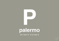 plakat: byplakat palermo med koordinater - battleship gray-Byer-A1two3
