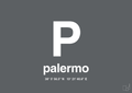 plakat: byplakat palermo med koordinater - graphic charcoal-Byer-A1two3