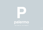plakat: byplakat palermo med koordinater - light drizzle-Byer-A1two3