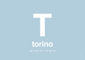 plakat: byplakat torino med koordinater - heavenly blue-Byer-A1two3
