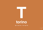 plakat: byplakat torino med koordinater - rumba orange-Byer-A1two3