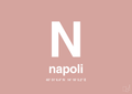 plakat: byplakat napoli med koordinater - bubble shell-Byer-A1two3