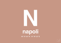 plakat: byplakat napoli med koordinater - powder-Byer-A1two3