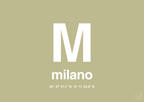 plakat: byplakat milano med koordinater - back to nature-Byer-A1two3