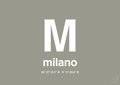 plakat: byplakat milano med koordinater - battleship gray-Byer-A1two3