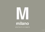plakat: byplakat milano med koordinater - battleship gray-Byer-A1two3