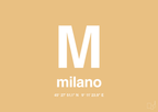 plakat: byplakat milano med koordinater - charismatic-Byer-A1two3