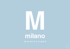 plakat: byplakat milano med koordinater - heavenly blue-Byer-A1two3