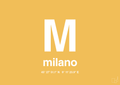 plakat: byplakat milano med koordinater - honeycomb-Byer-A1two3