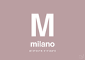 plakat: byplakat milano med koordinater - light rose-Byer-A1two3