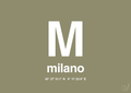 plakat: byplakat milano med koordinater - misty forrest-Byer-A1two3