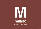 plakat: byplakat milano med koordinater - red pepper-Byer-A1two3