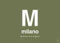 plakat: byplakat milano med koordinater - secret meadow-Byer-A1two3