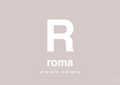 plakat: byplakat rom med koordinater - broken beige-Byer-A1two3